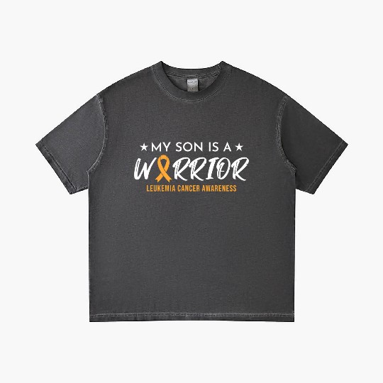 Son Warrior Leukemia Cancer Gradient T Shirts