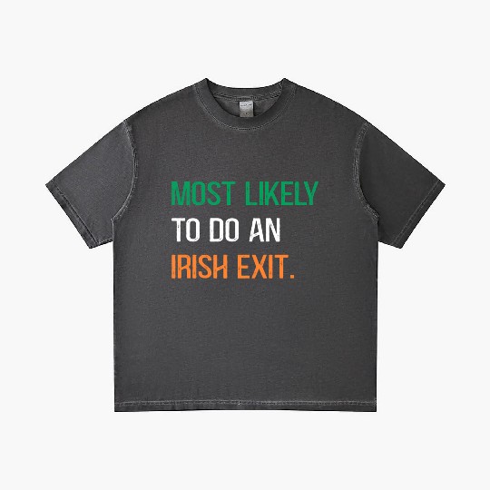 Most Likely To Do An Irish Et St Patric Day Gradient T Shirts