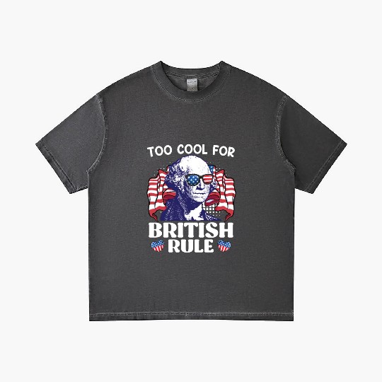 Too cool for British rule George Washington Gradient T Shirts