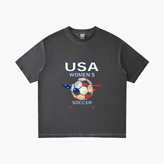 Soccer Usa Flag Gradient T Shirts