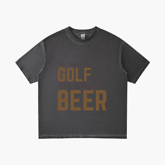 Weekend Forecast Golf With Chance Of Beer Gradient T Shirts