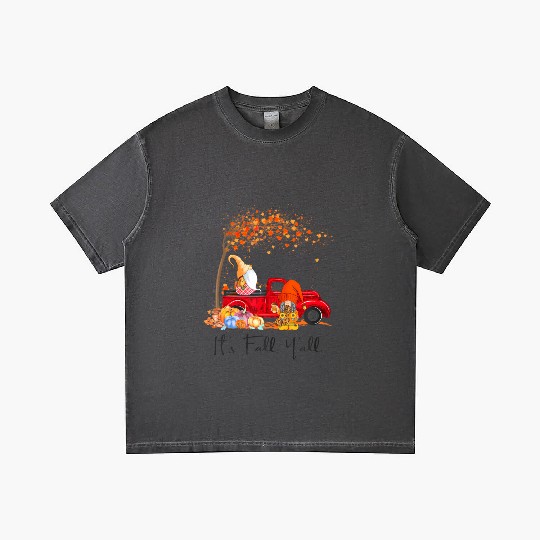 It's Fall Y'all Girls Fall Vibes Autumn Leaves Gradient T Shirts