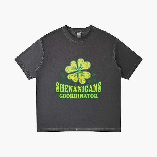 Shenanigans Coordinator St Patrick'S Day Shamrock Gradient T Shirts
