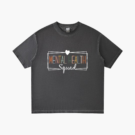 Mental Health Squad Brain Illness Mental Health Gradient T Shirts