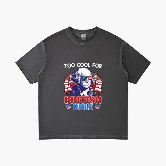 Too cool for British rule George Washington Gradient T Shirts