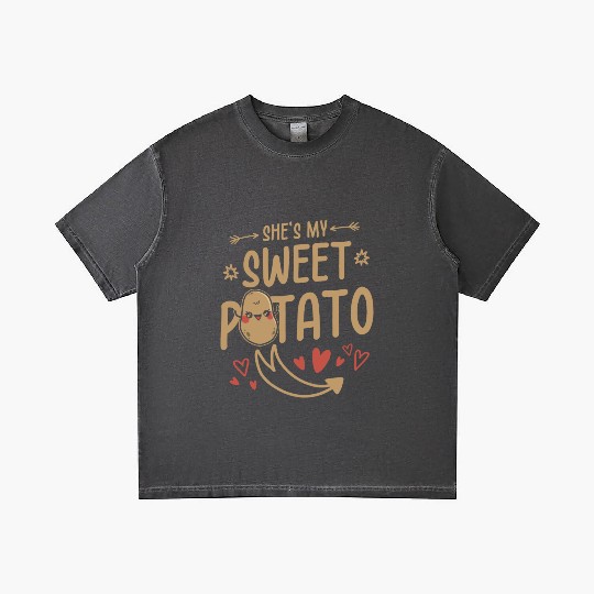 She Is My Sweet Potato Gradient T Shirts