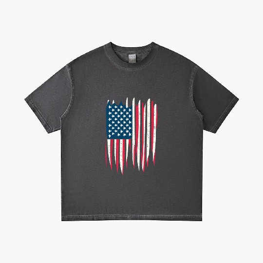 AMERICAN FLAG INDEPENDENCE DAY FREEDOM DREAM USA Gradient T Shirts