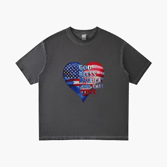 God bless America Land that I love Gradient T Shirts
