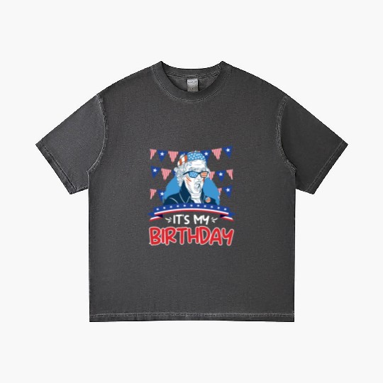 Its my Birthday Independence Day George Washington Gradient T Shirts