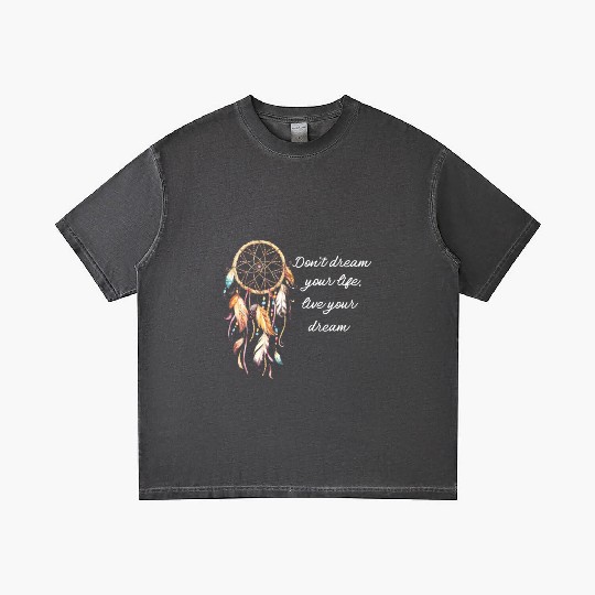 Dream Catcher Folk Gradient T Shirts Native American Live