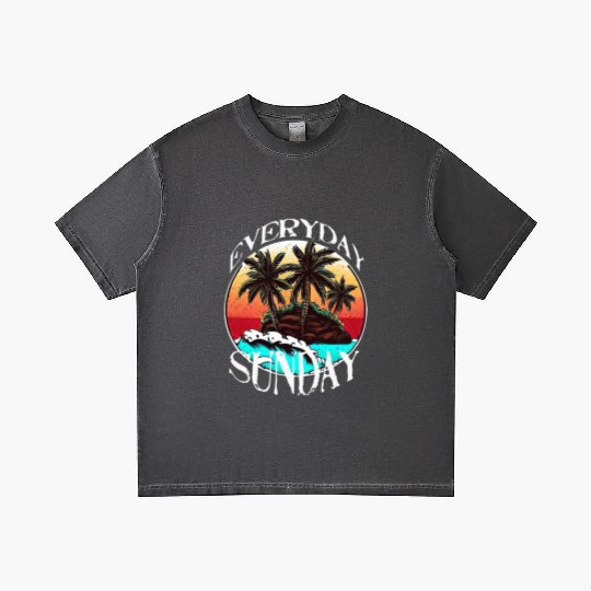 SUMMER HOLIDAY EVERYDAY SUNDAY VACATION Gradient T Shirts