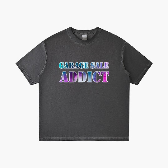 Garage Sale Addict blue purple watercolor Gradient T Shirts