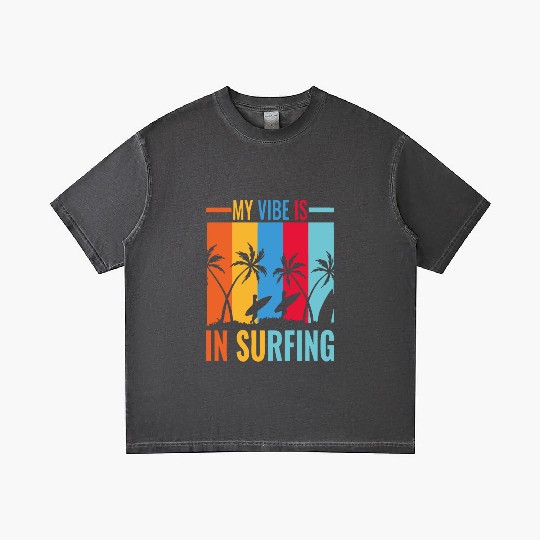 In surfing Gradient T Shirts