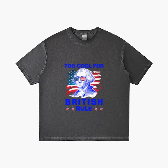 George Washington Too cool for British Rule US Gradient T Shirts