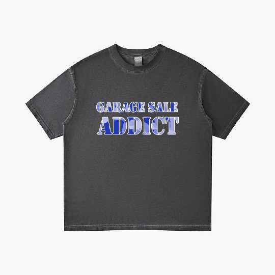Garage Sale Addict blue camo Gradient T Shirts