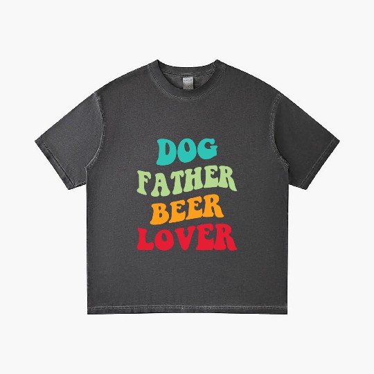 Dog Father Beer Lover Iii Gradient T Shirts