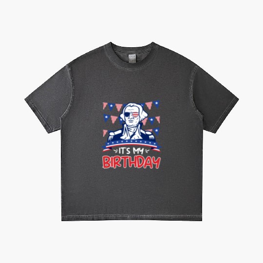 Its my Birthday Independence Day George Washington Gradient T Shirts