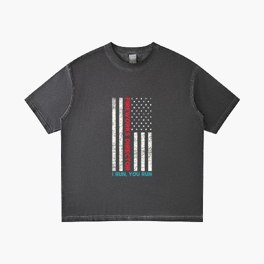 Fireworks Director If I Run You Run 4th Of July Gradient T Shirts