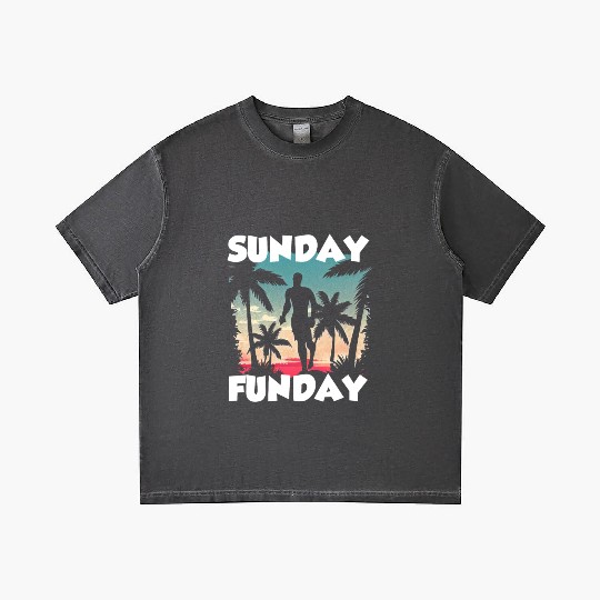 HAWAII EVERYDAY SUNDAY FUNDAY SUMMER HOLIDAY VACAT Gradient T Shirts