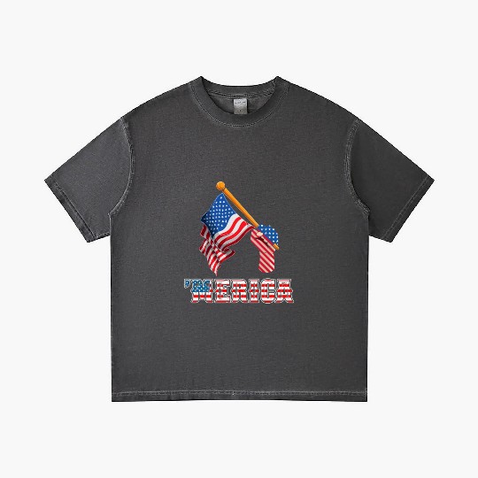 Patriotism Merica Pride US Patriots USA Fan Gradient T Shirts