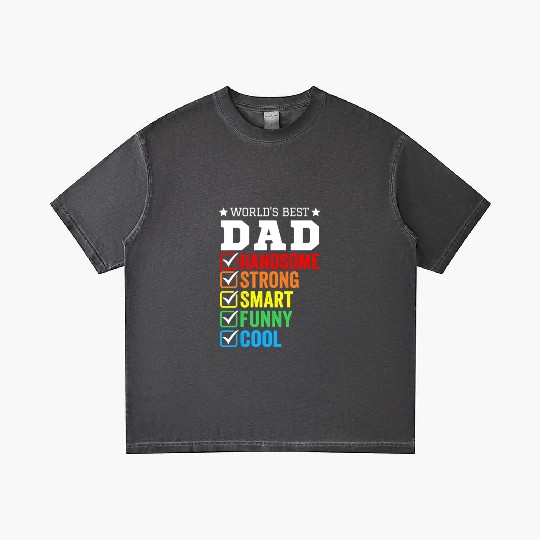 Father's Day is the best dad ever, Gifts for Dad. Gradient T Shirts