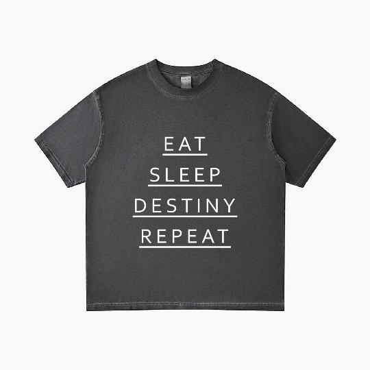 Eat Sleep Destiny Repeat Gradient T Shirts