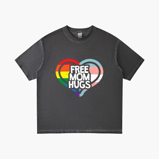 Free Mom Hugs Rainbow Pride Gradient T Shirts