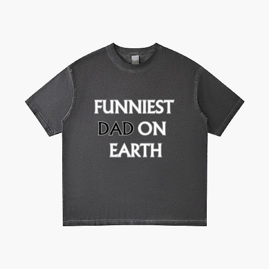 FUNNIEST DAD ON EARTH Gradient T Shirts