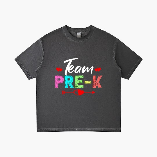 Team Pre K Teacher Gradient T Shirts