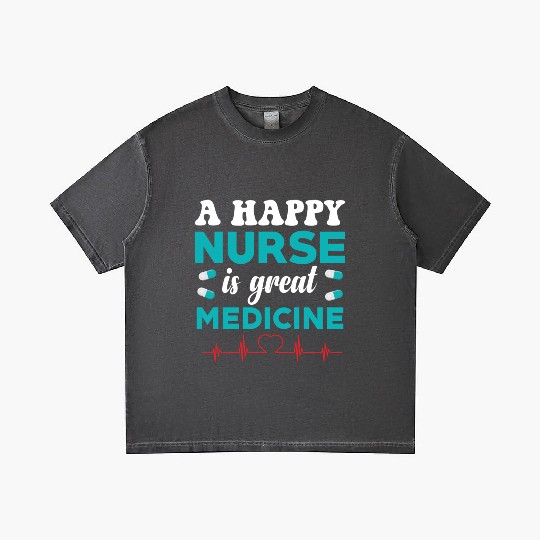 A happy nurse is great medicine humor Gradient T Shirts