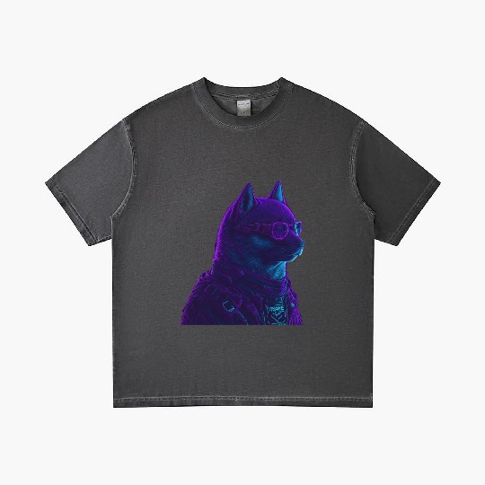 Neon Punk Dogedroid Gradient T Shirts