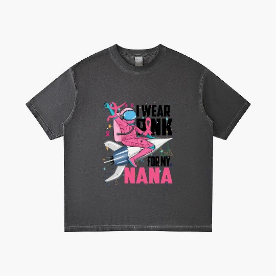I Wear Pink For My Nana Breast Cancer Awareness Gradient T Shirts