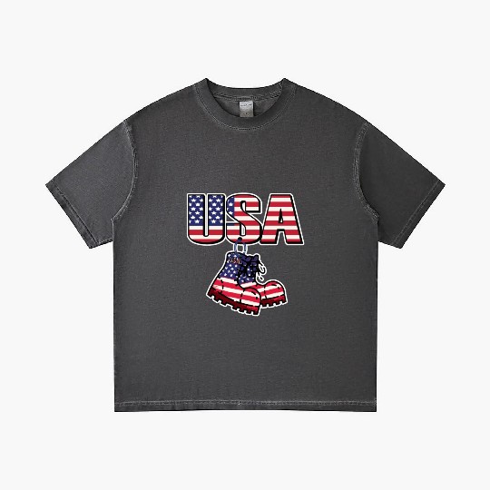 God bless America the land of the free Gradient T Shirts