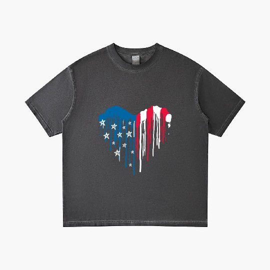 "USA: Land of the Free, Home of the Brave" Gradient T Shirts