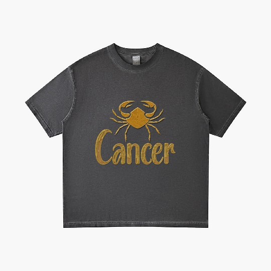 Cancer Zodiac Sign Gradient T Shirts