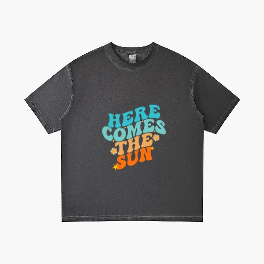 Here Comes The Sun Funny Gradient T Shirts