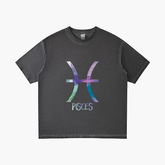 Pisces Zodiac Symbol Astrology Fish Water Sign Gradient T Shirts