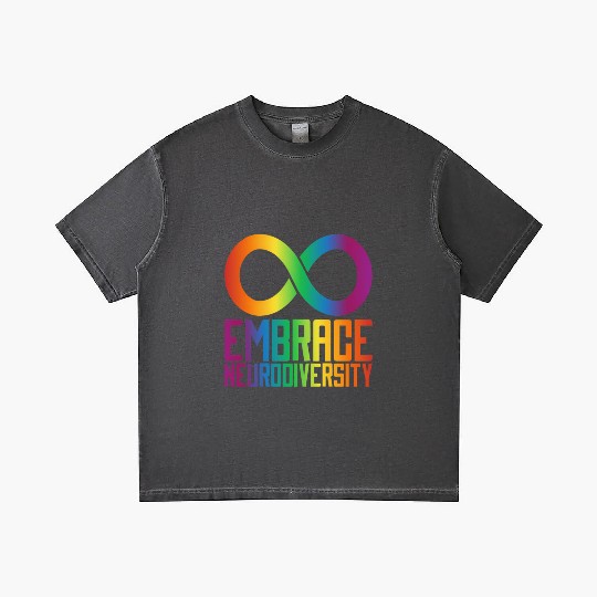 Autism Infinity Symbol Embrace Neurodiversity Gradient T Shirts
