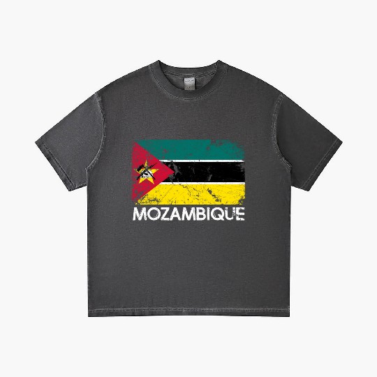 Mozambican Flag Made In Mozambique Gradient T Shirts