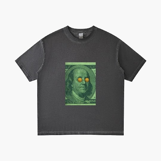 Benjamin Franklin Bitcoin Gradient T Shirts