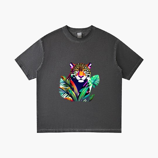 Jaguar in the Tropics Gradient T Shirts
