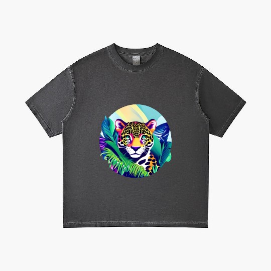 Jaguar in the Tropics Gradient T Shirts