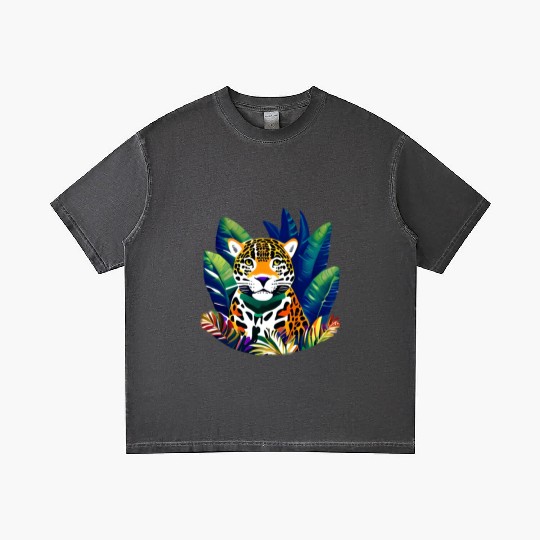 Jaguar in the Tropics Gradient T Shirts