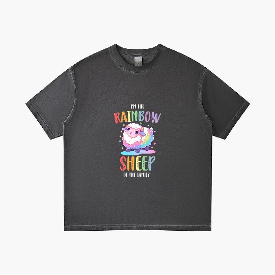 Rainbow Sheep LGBTQ Transgender Pride Community Gradient T Shirts