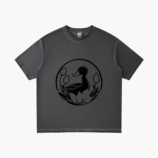 Duck Bird Nature Pond Gradient T Shirts