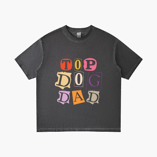 Top Dog Dad Gradient T Shirts
