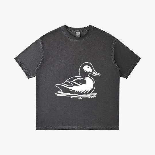 Duck Bird Nature Pond Gradient T Shirts