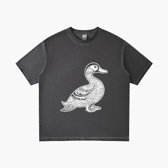 Duck Bird Nature Pond Gradient T Shirts