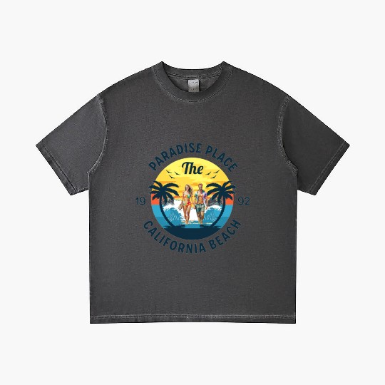Paradise Place: California Beach Gradient T Shirts
