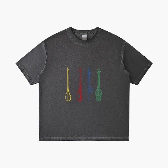 Irish Bouzouki Instrument Greek Gradient T Shirts